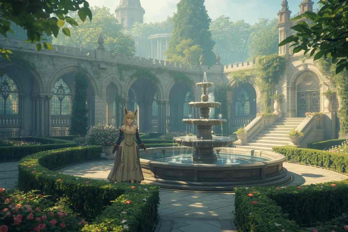 Talk to Eirawinn Mabinogi in Castle Garden: Step Guide